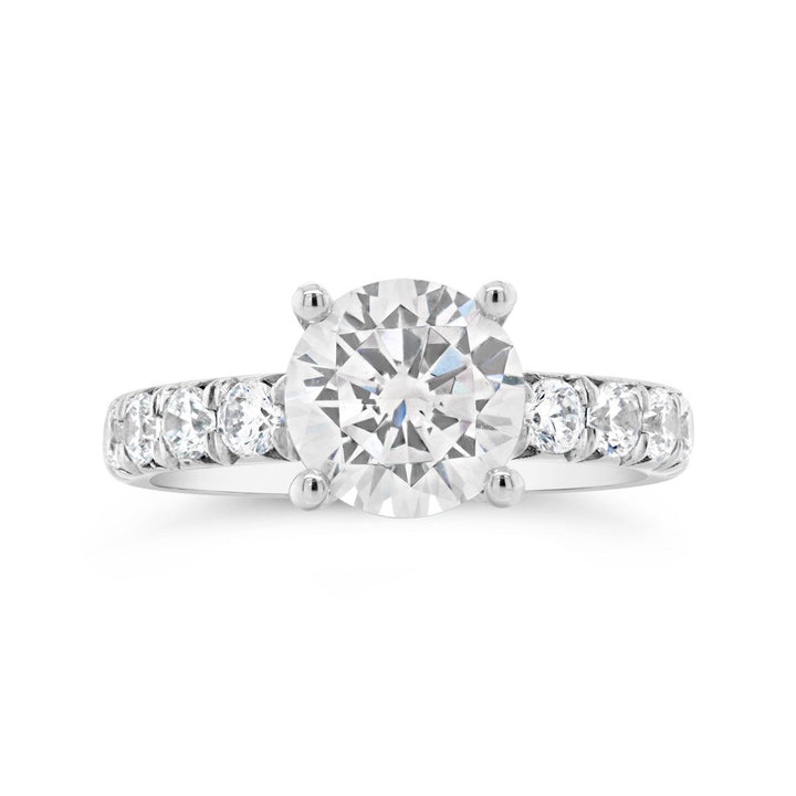 One Piece Casting Diamond Engagement Ring - YJC3653R