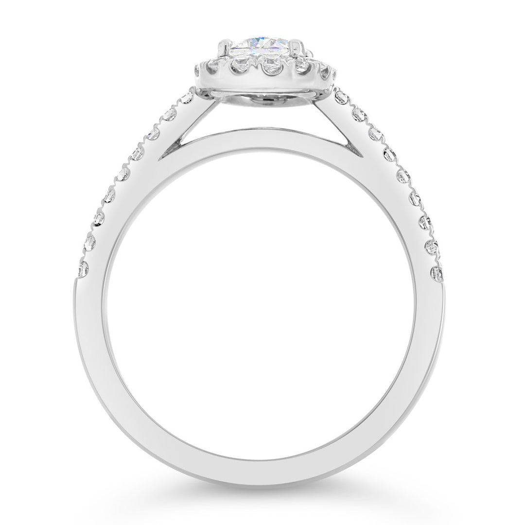 Diamond Halo Engagement Ring - ACB251