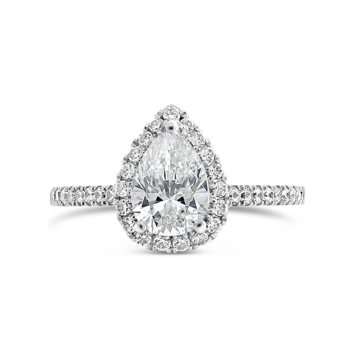 Diamond Halo Engagement Ring - ACB251