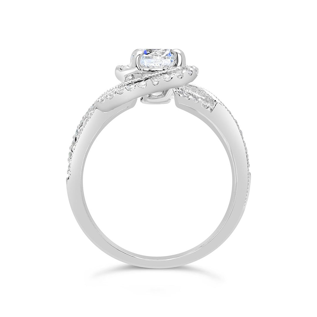 Vintage Inspired Diamond Engagement Ring - GSR07462