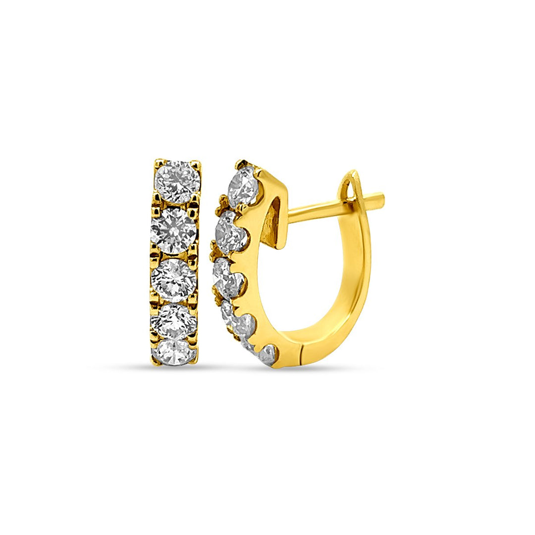 Diamond Hoop Earrings - AE2202